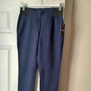 Chaps viscose/nylon navy leggings w/tags